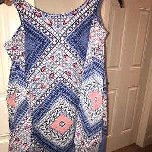 Cold shoulder long sleeve dress